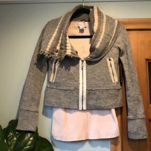 Free people wool cropped jacket